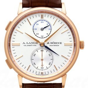 A. Lange & Söhne Saxonia 386.032 Kello Hopea / Nahka