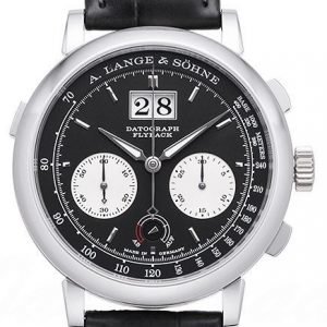 A. Lange & Söhne Saxonia 405.035 Kello Musta / Nahka