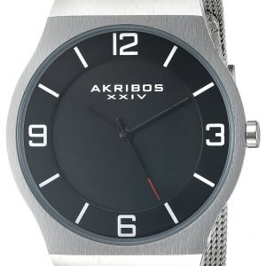 Akribos Xxiv Ak851ssb Kello Musta / Teräs