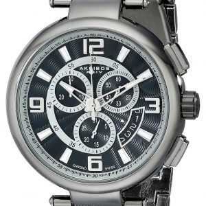 Akribos Xxiv Chronograph Ak772bk Kello Musta / Teräs