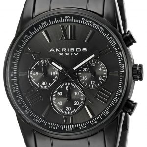 Akribos Xxiv Chronograph Ak865bk Kello Musta / Teräs