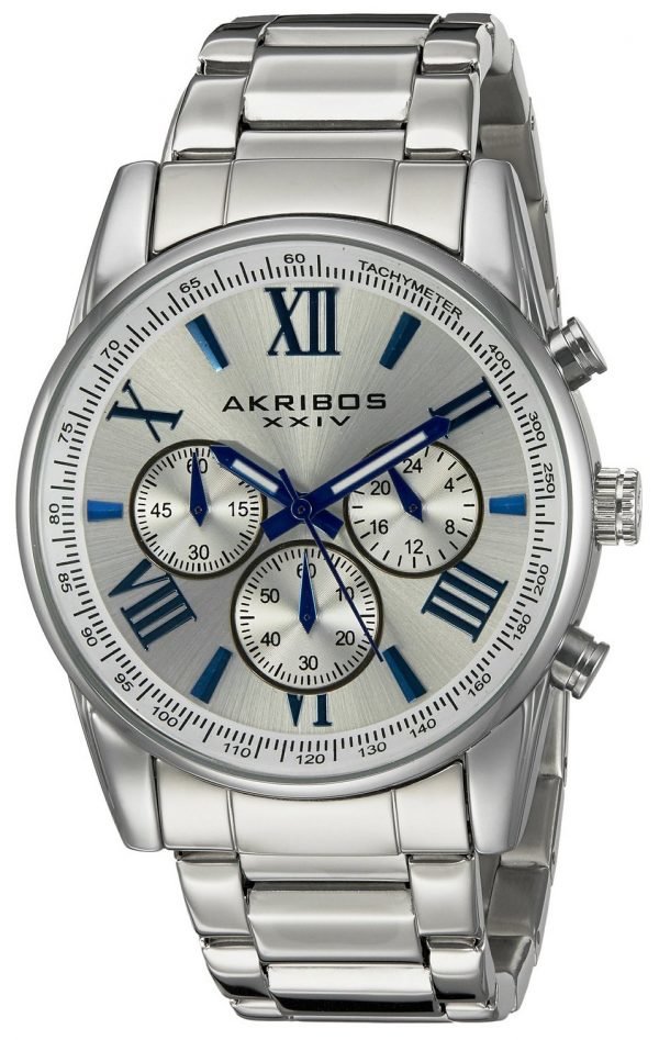 Akribos Xxiv Chronograph Ak865ss Kello Hopea / Teräs