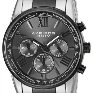 Akribos Xxiv Chronograph Ak865ttb Kello Musta / Teräs