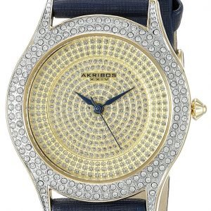 Akribos Xxiv Diamond Ak896bu Kello Samppanja / Satiini