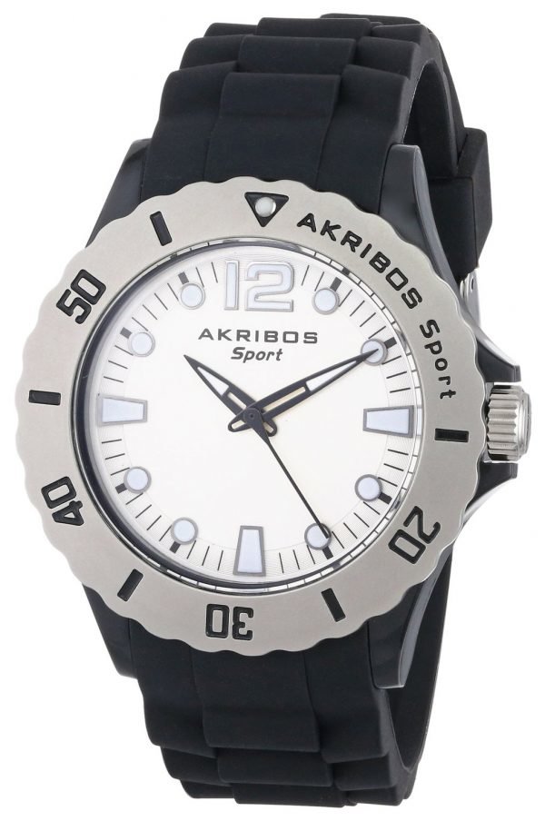 Akribos Xxiv Essential Ak536bk Kello Valkoinen / Kumi