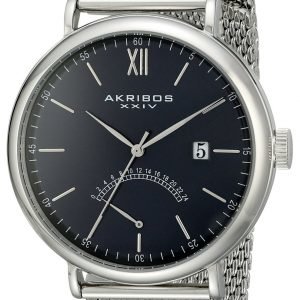 Akribos Xxiv Essential Ak731bu Kello Sininen / Teräs