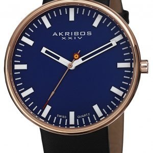 Akribos Xxiv Essential Ak733rg Kello Sininen / Nahka