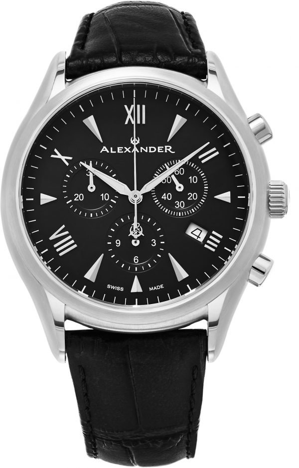 Alexander Heroic A021-01 Kello Musta / Nahka