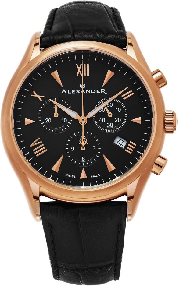 Alexander Heroic A021-03 Kello Musta / Nahka