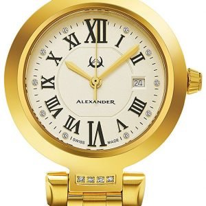 Alexander Monarch Ad203b-03 Kello Samppanja / Kullansävytetty