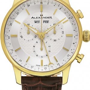 Alexander Statesman A101-03 Kello Hopea / Nahka