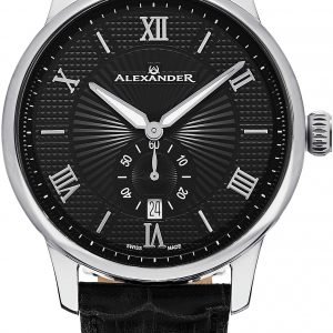 Alexander Statesman A102-02 Kello Musta / Nahka