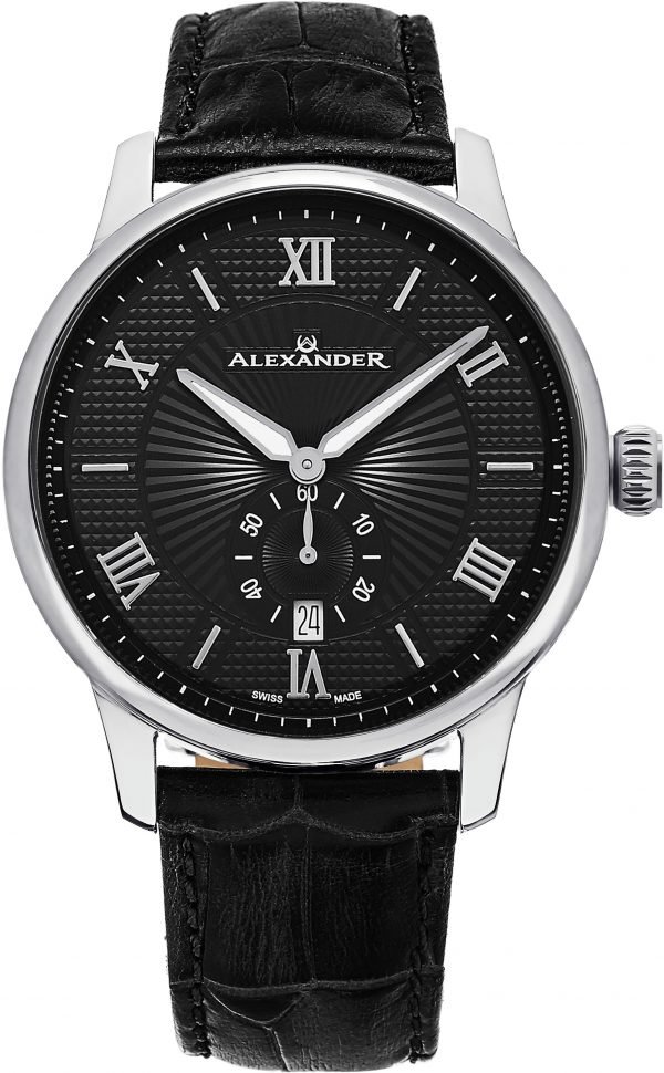 Alexander Statesman A102-02 Kello Musta / Nahka