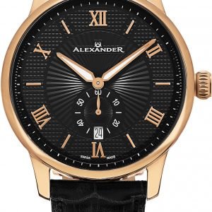 Alexander Statesman A102-04 Kello Musta / Nahka