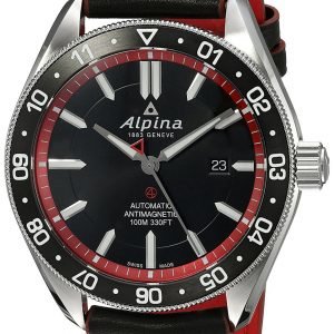 Alpina Alpiner Al-525br5aq6 Kello Musta / Nahka