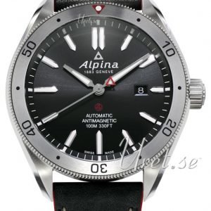 Alpina Alpiner Al-525bs5aq6 Kello Musta / Nahka