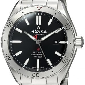 Alpina Alpiner Al-525bs5aq6b Kello Musta / Teräs