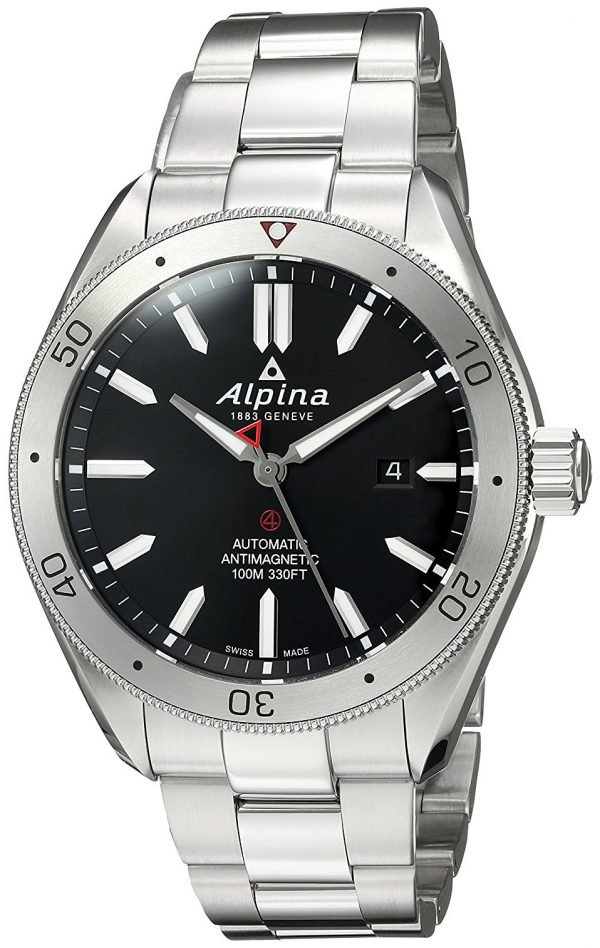 Alpina Alpiner Al-525bs5aq6b Kello Musta / Teräs