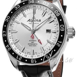 Alpina Alpiner Al-550s5aq6 Kello Hopea / Nahka