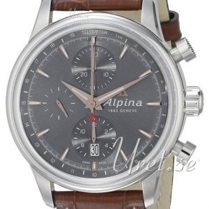 Alpina Alpiner Al-750vg4e6 Kello Harmaa / Nahka