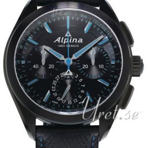 Alpina Alpiner Al-760bn5fbaq6 Kello Musta / Nahka