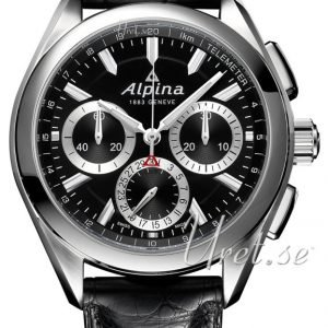 Alpina Alpiner Al-760bs5aq6 Kello Musta / Nahka