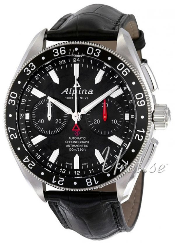 Alpina Alpiner Al-860b5aq6 Kello Musta / Nahka