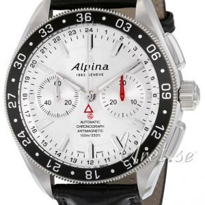 Alpina Alpiner Al-860s5aq6 Kello Hopea / Nahka