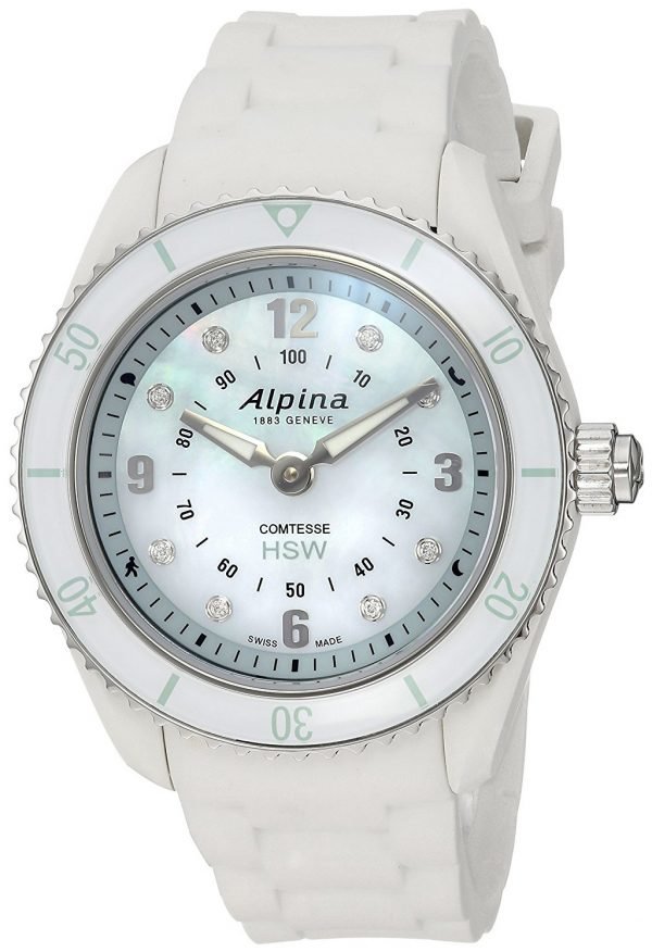 Alpina Horological Smartwatch Al-281mpwnd3v6 Kello Hopea / Kumi
