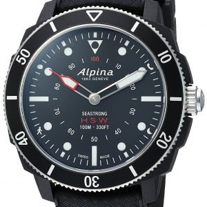 Alpina Horological Smartwatch Al-282lbb4v6 Kello Musta / Kumi