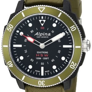 Alpina Horological Smartwatch Al-282lbgr4v6 Kello Musta / Kumi