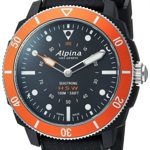 Alpina Horological Smartwatch Al-282lbo4v6 Kello Musta / Kumi