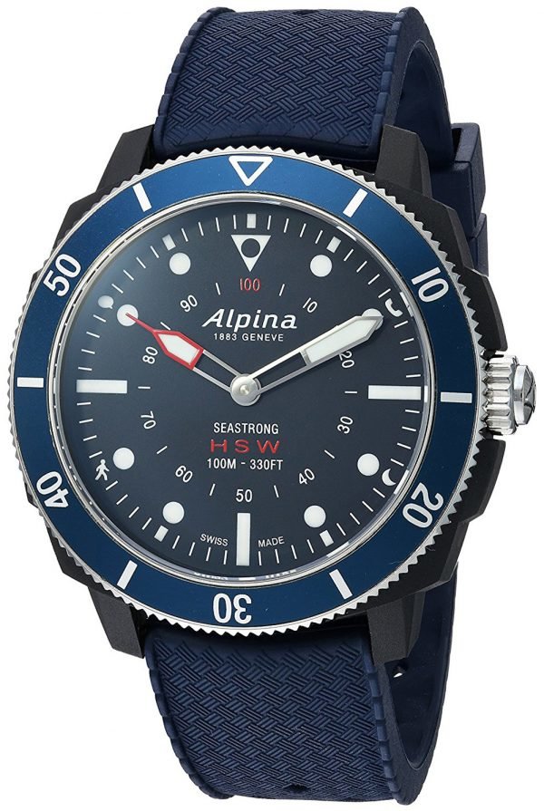 Alpina Horological Smartwatch Al-282lnn4v6 Kello Sininen / Kumi
