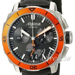 Alpina Seastrong Al-372lbo4v6 Kello Musta / Nahka