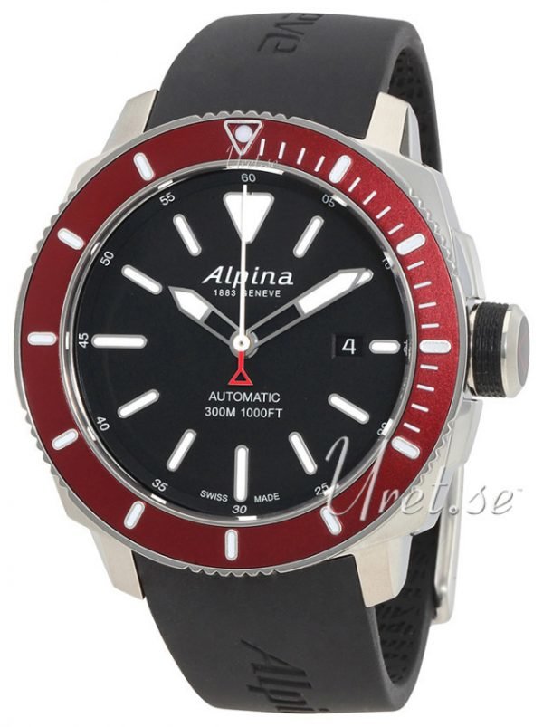 Alpina Seastrong Al-525lbbrg4v6 Kello Musta / Kumi