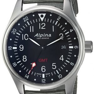 Alpina Startimer Al-247b4s6 Kello Musta / Tekstiili