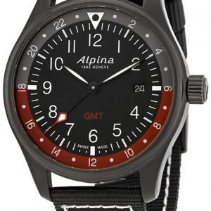 Alpina Startimer Al-247br4fbs6 Kello Musta / Tekstiili