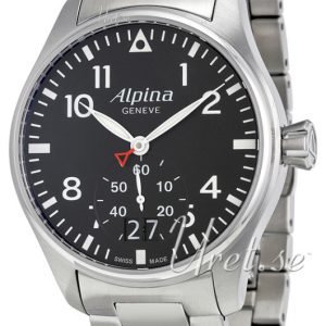 Alpina Startimer Al-280b4s6b Kello Musta / Teräs