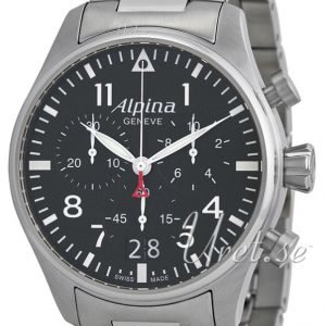 Alpina Startimer Al-372b4s6b Kello Musta / Teräs