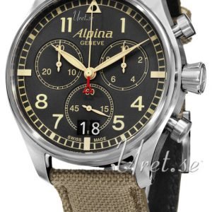 Alpina Startimer Al-372bgr4s6 Kello Harmaa / Nahka