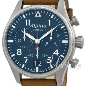 Alpina Startimer Al-372n4s6 Kello Sininen / Nahka