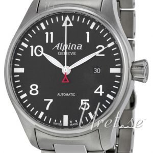 Alpina Startimer Al-525b4s6b Kello Musta / Teräs