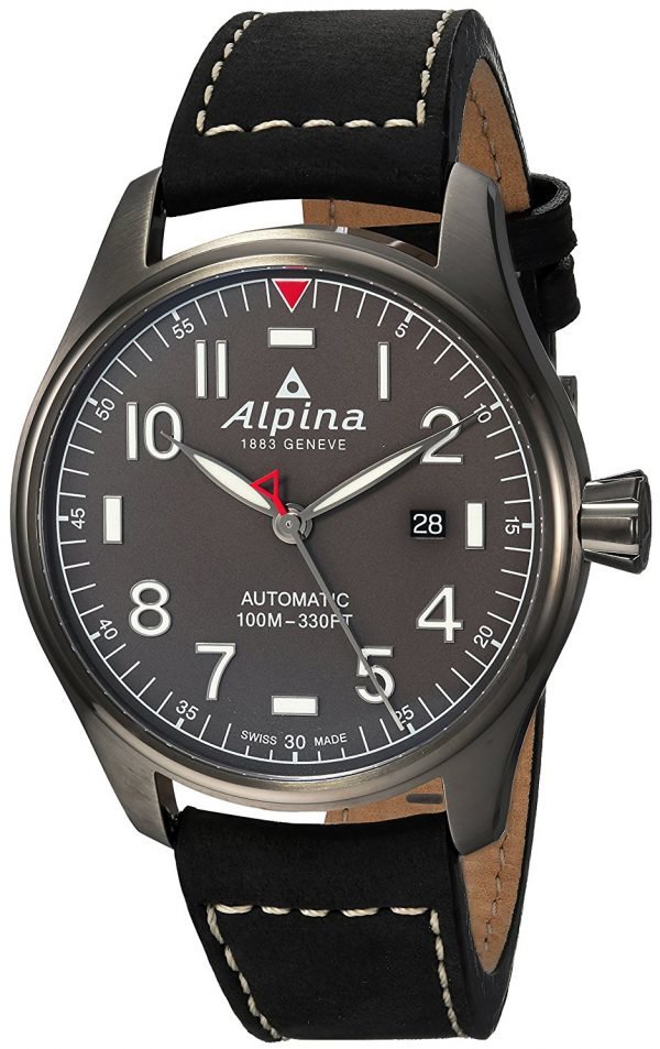 Alpina Startimer Al-525g4ts6 Kello Harmaa / Nahka