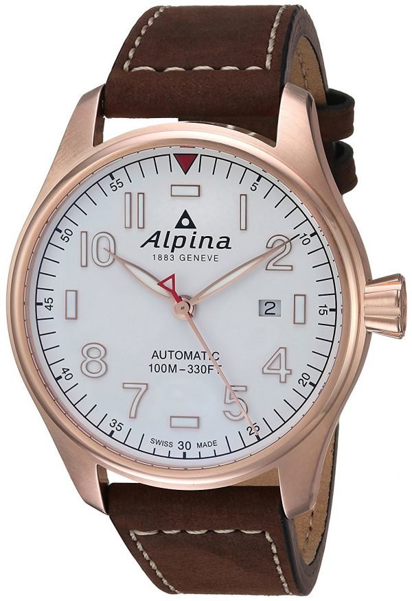 Alpina Startimer Al-525s4s4 Kello Valkoinen / Nahka