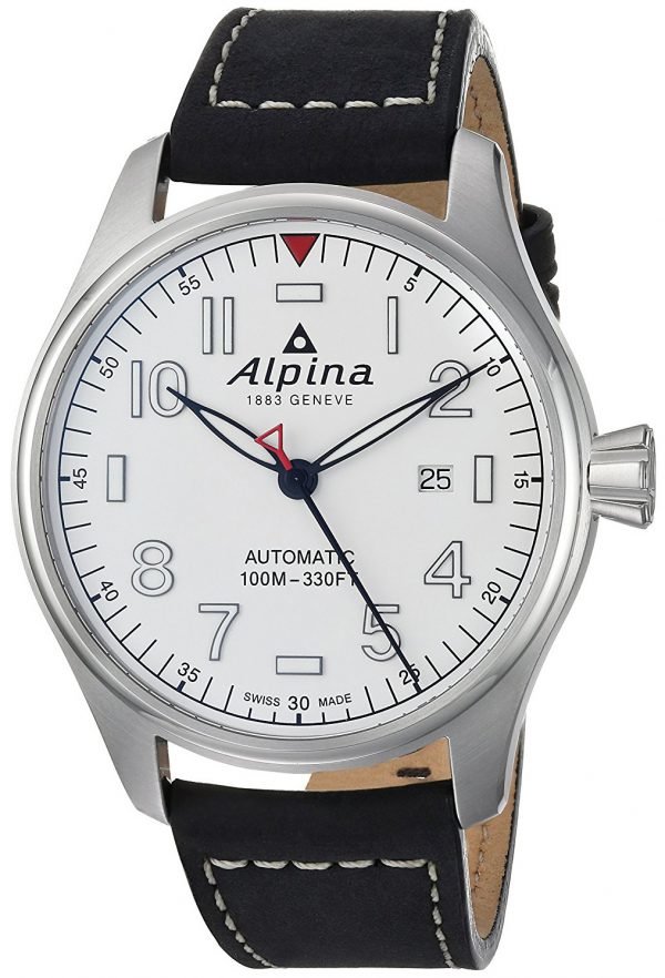 Alpina Startimer Al-525s4s6 Kello Valkoinen / Nahka