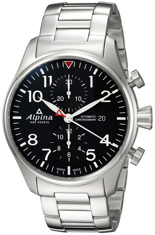 Alpina Startimer Al-725b4s6b Kello Musta / Teräs