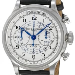 Baume & Mercier Capeland Moa10006 Kello Hopea / Nahka