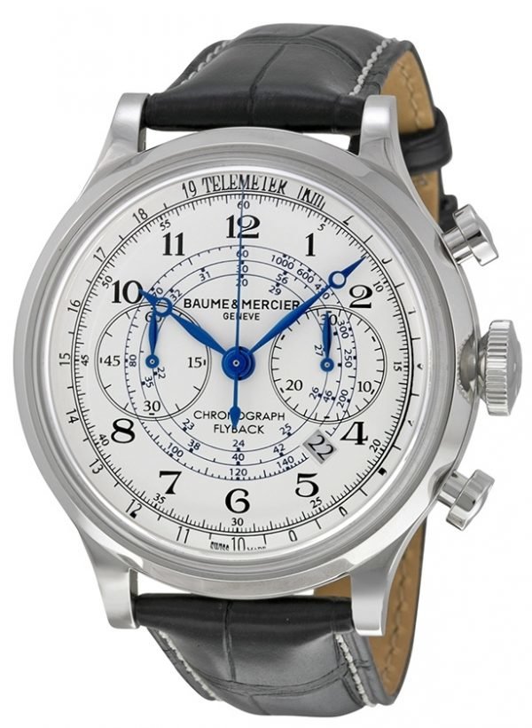 Baume & Mercier Capeland Moa10006 Kello Hopea / Nahka