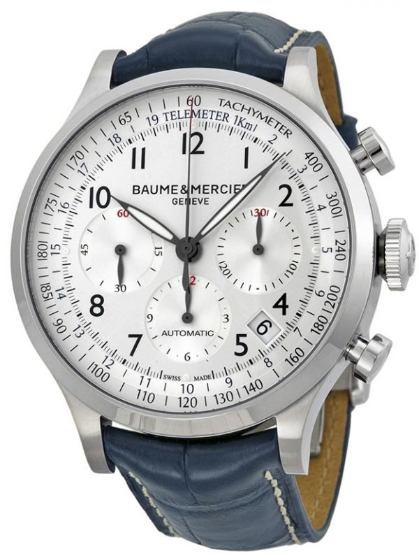 Baume & Mercier Capeland Moa10063 Kello Hopea / Nahka