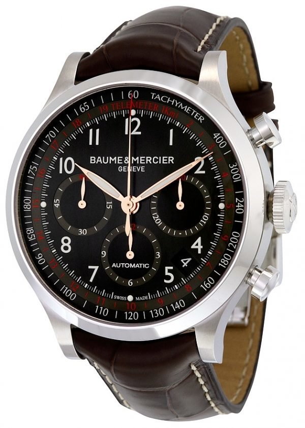 Baume & Mercier Capeland Moa10067 Kello Musta / Nahka